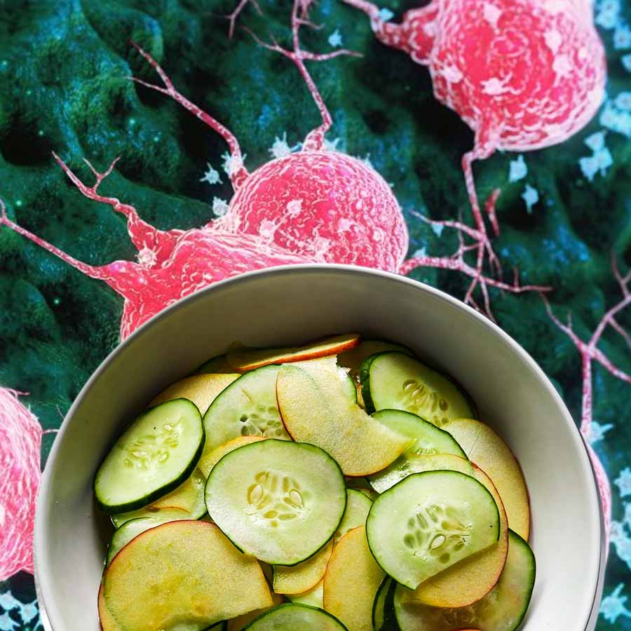 Why thin skinned fruits are not recommended for cancer patients