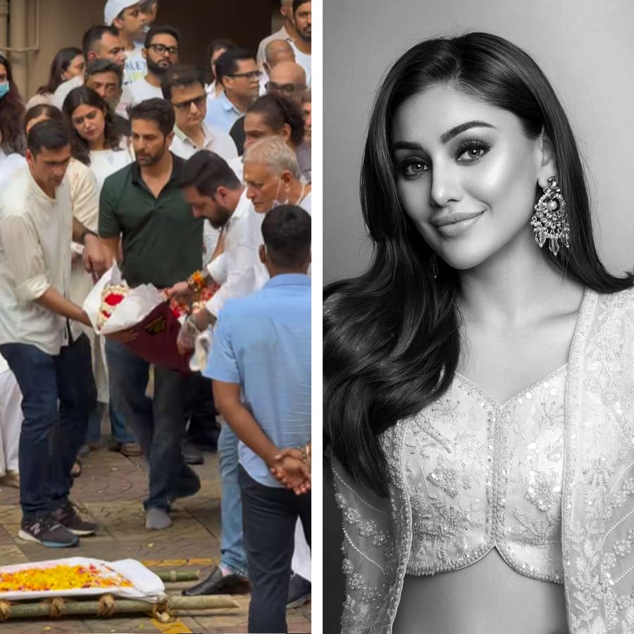 Actress Shefali Jariwala's funeral and last rites are taking place at Oshiwara crematorium Mumbai dgtl