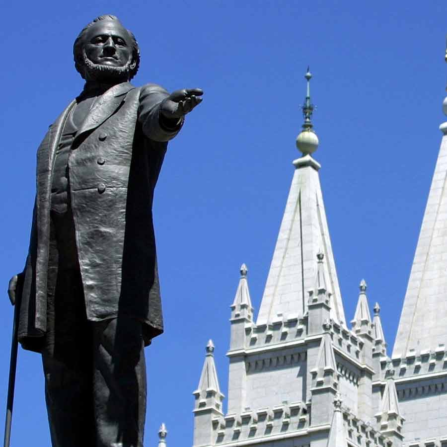 Mormon Church founder and Prophet Joseph Smith took as many as 40 wives