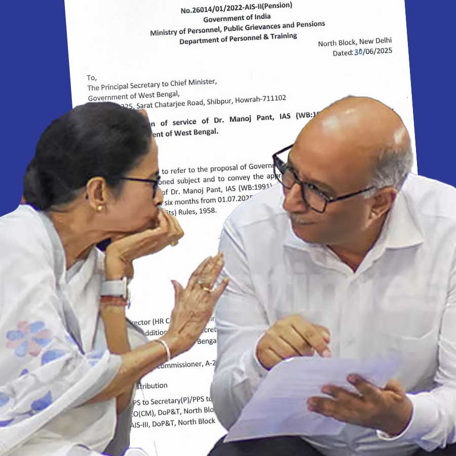 West Bengal Government extends the service of Chief Secretary Manoj Pant for six months