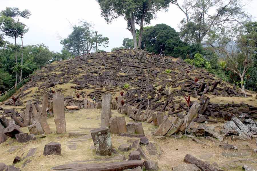 Gunung Padang pyramid in Indonesia