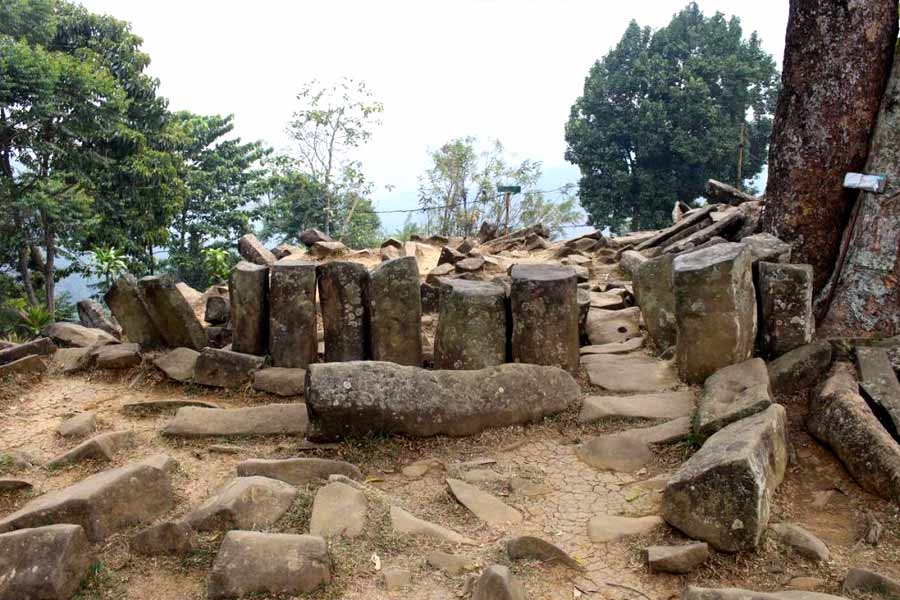 Gunung Padang pyramid in Indonesia