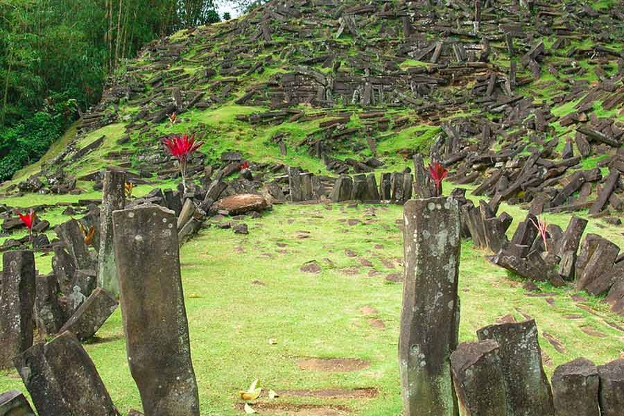 Gunung Padang pyramid in Indonesia