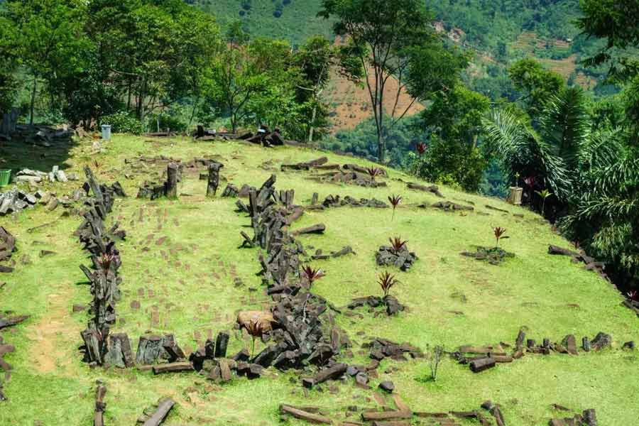 Gunung Padang pyramid in Indonesia