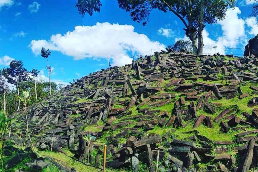 Gunung Padang pyramid in Indonesia