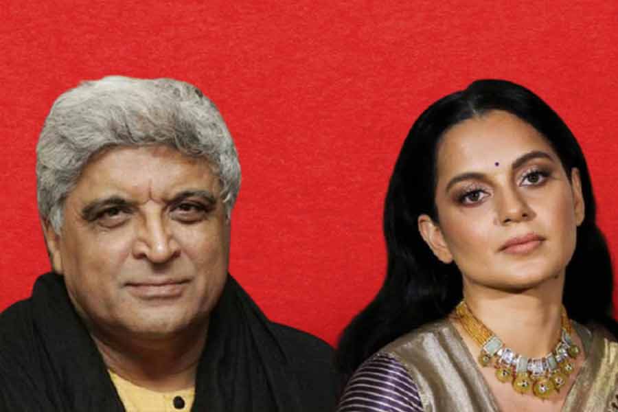 Image of Javed Akhtar and Kangana Ranaut