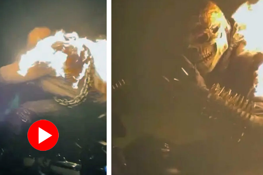 a real-life Ghost Rider