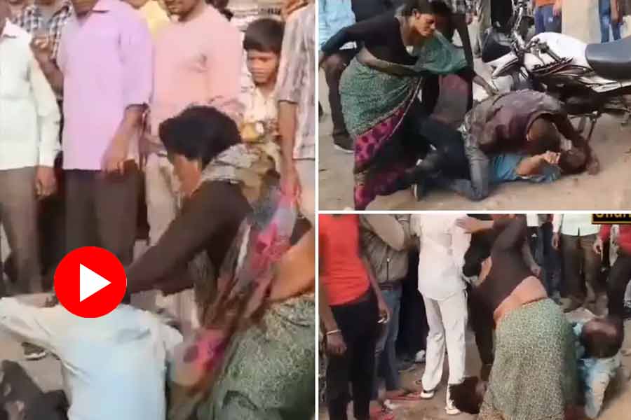 woman was caught on camera manhandled her husband