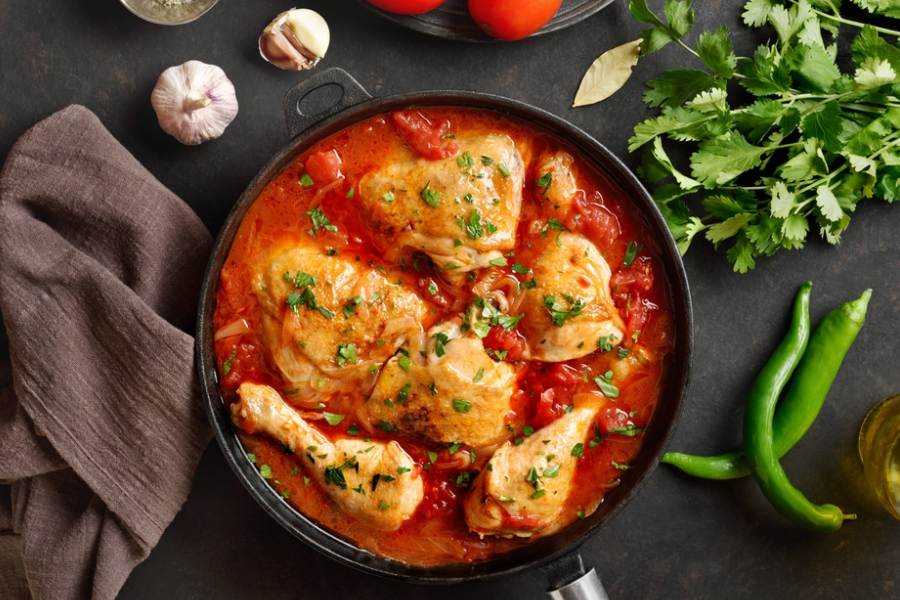 A Not so spicy chicken recipe in Punjabi Patiala style dgtl