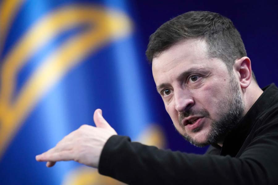 Ukrainian President Volodymyr Zelensky