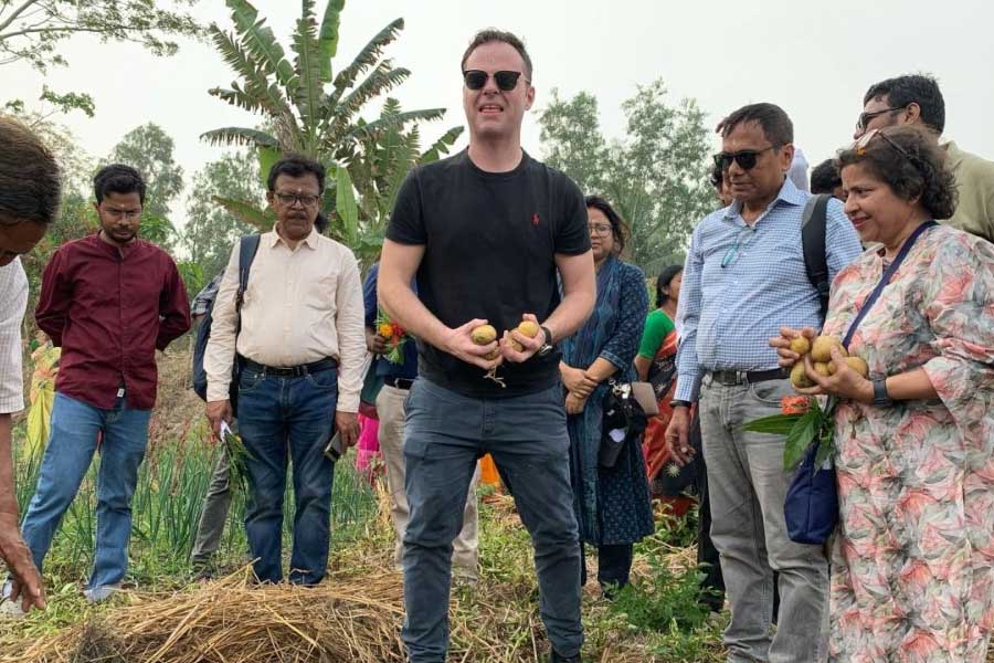 Australian Consul General Hugh Boylan Visits Sundarbans Gosaba