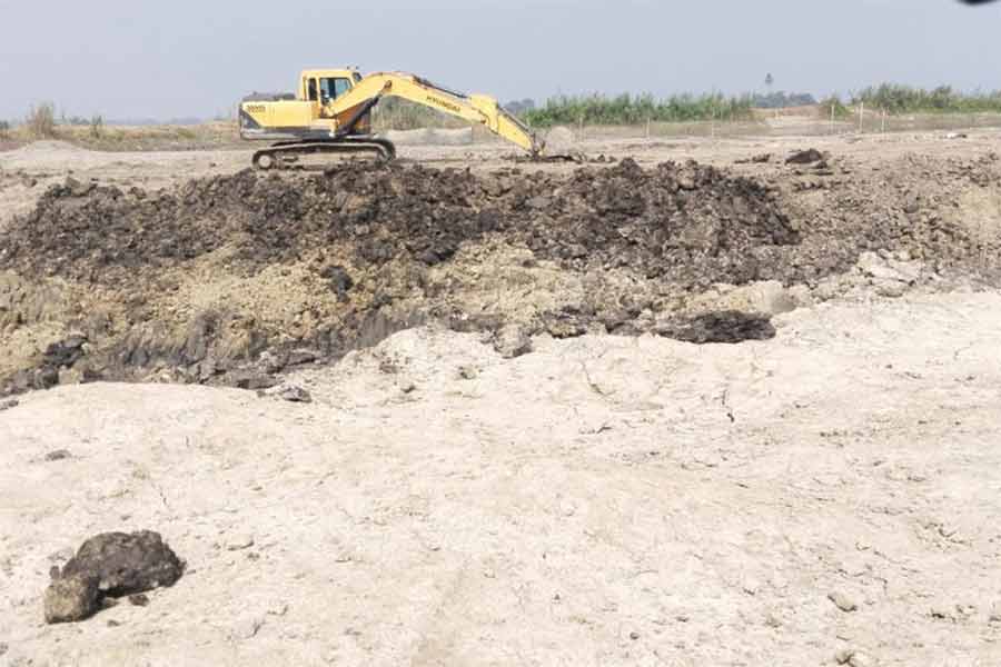 Despite complain of Illegal Clay mining it has increased the funds of Panchayat