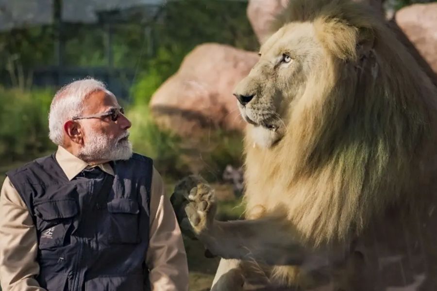 PM Narendra Modi spends time with wild animals at Vantara of Gujarat dgtl