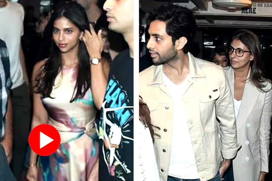 Shah Rukh Khan’s daughter Suhana Khan spotted with Shweta Bachchan and Agastya Nanda in Mumbai dgtl