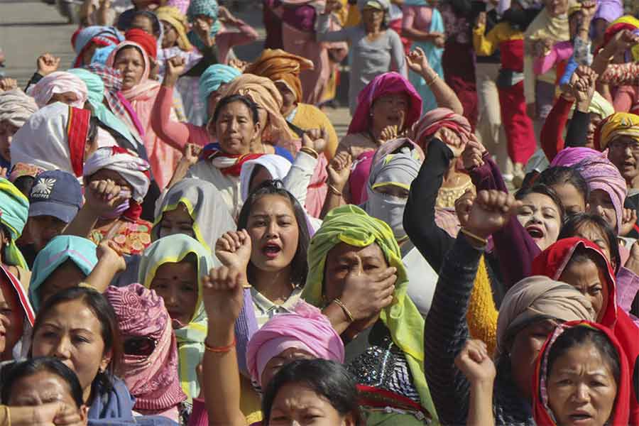 When can the women of Manipur hope that not a single girl in the state will ever be a victim of violence?