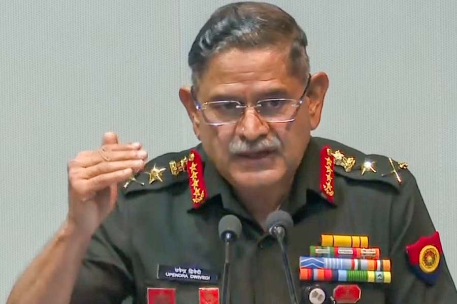 Chief of Army Staff of the Indian Army Upendra Dwivedi