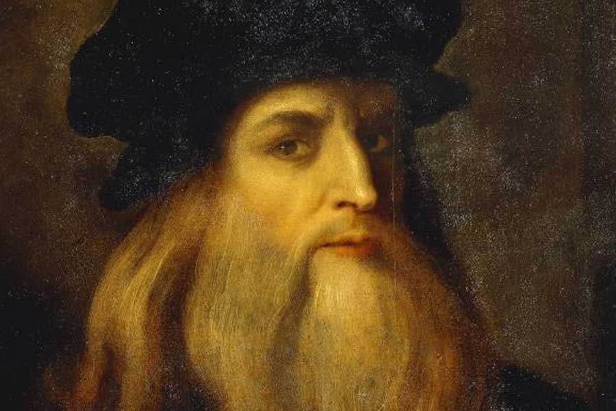 A mysterious tunnels hidden castle sketched by Leonardo da Vinci 