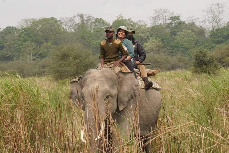 Sonali Ghosh, a woman from West Bengal takes care of families in Kaziranga