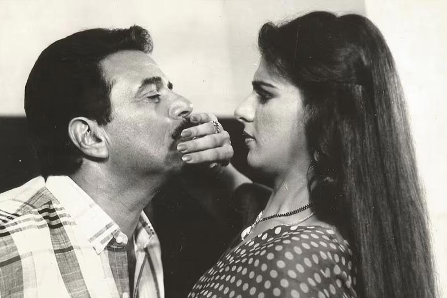 Dharmendra and Anita Raj