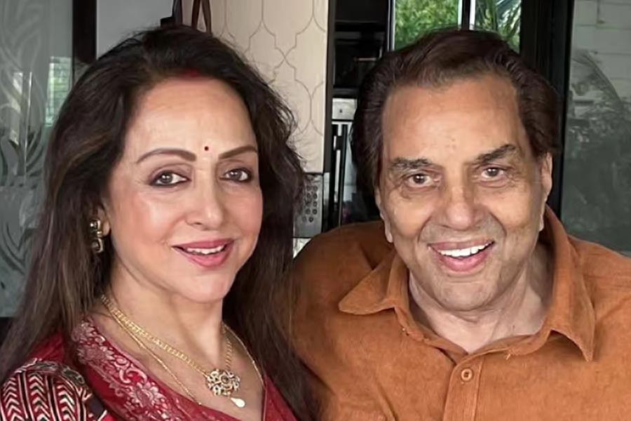Dharmendra and Hema Malini