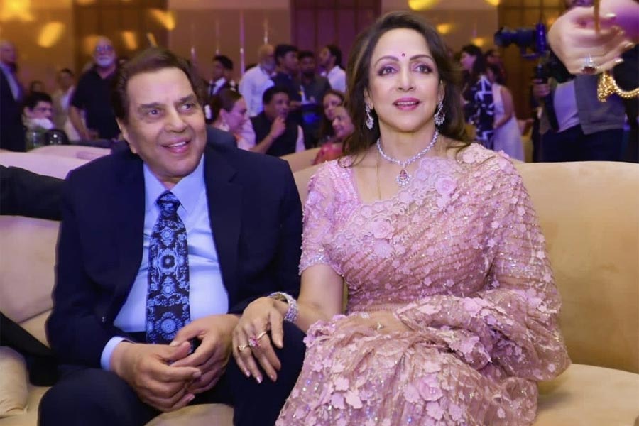 Dharmendra and Hema Malini