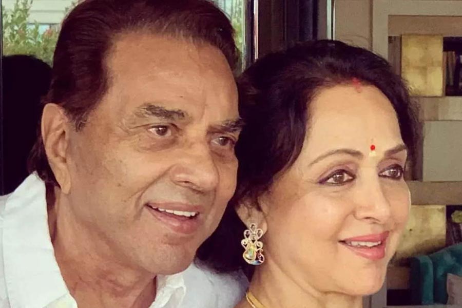 Dharmendra and Hema Malini
