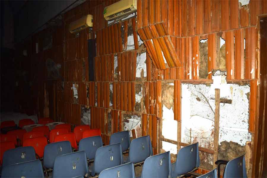 Poor condition of Government Cinema Hall Rabindra Bhaban of arambagh, complain of negligence