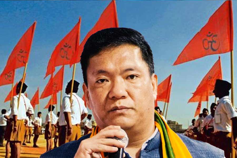 Tribal organisation of RSS announces hitting the streets to mount pressure on BJP government in Arunachal Pradesh