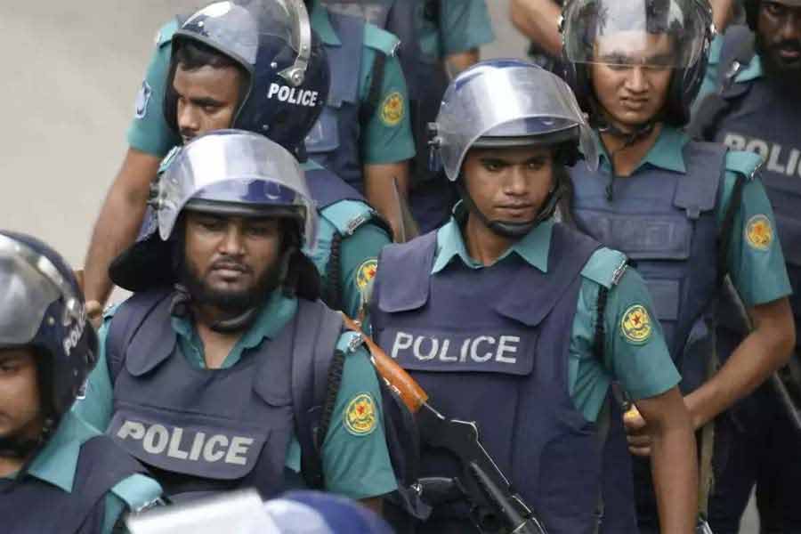 Police Administration lathi charged in a protest march of women at Bangladesh
