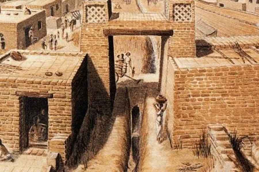 Ancient script of Indus valley 