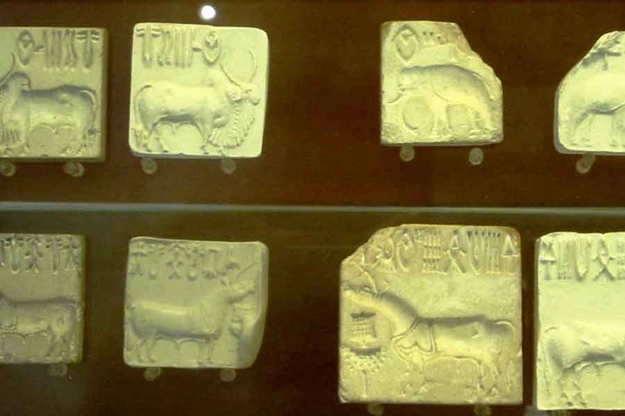 Ancient script of Indus valley 