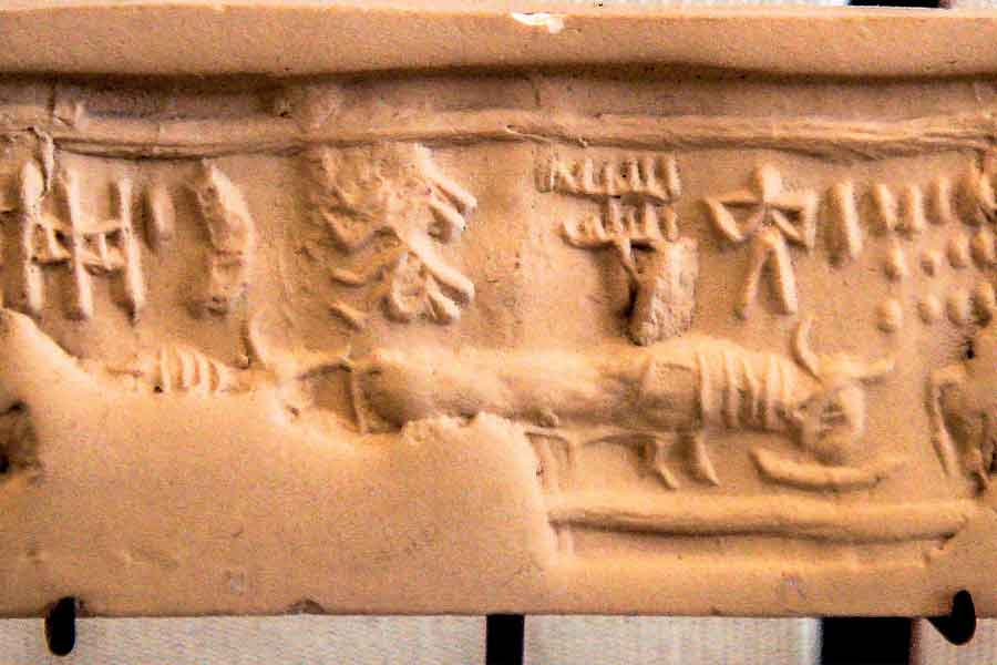 Ancient script of Indus valley 