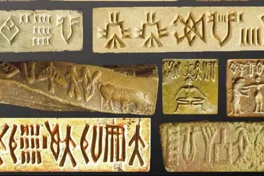 Ancient script of Indus valley 
