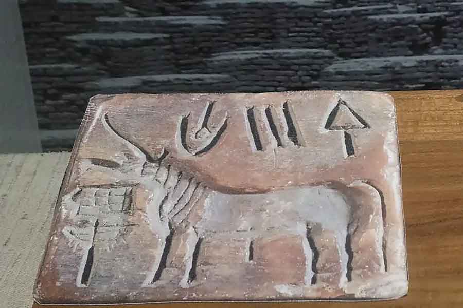 Ancient script of Indus valley 