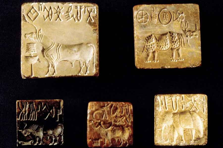 Ancient script of Indus valley 