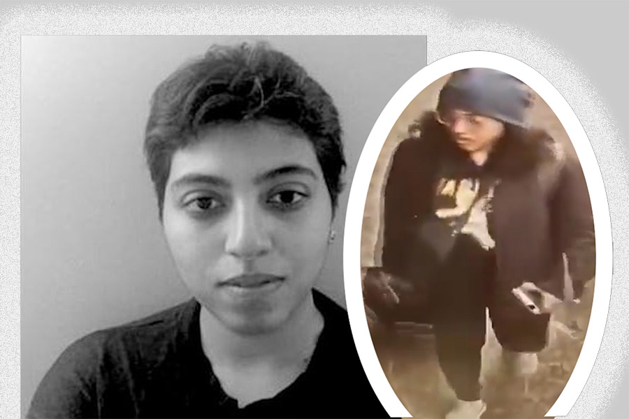 Ranjini Srinivasan an Indian student at Columbia University deporting herself  from the America dgtl