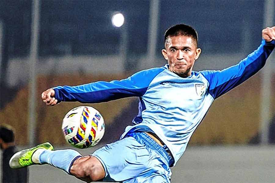 Sunil Chhetri has started practice for international matches in Shillong, Meghalaya