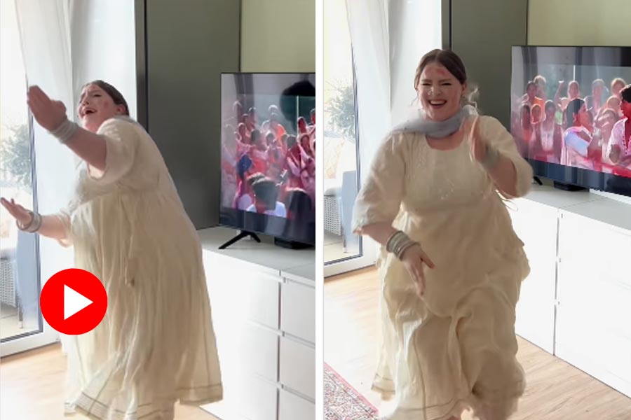 German woman dances to Soni Soni song, video goes viral dgtl