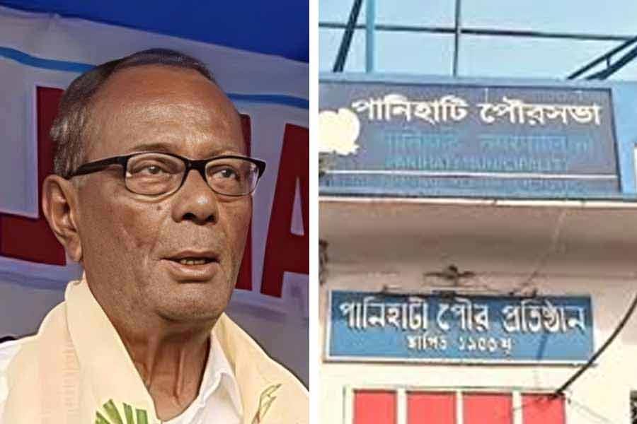পানিহাটির পুরপ্রধান মলয় রায়। —ফাইল ছবি।