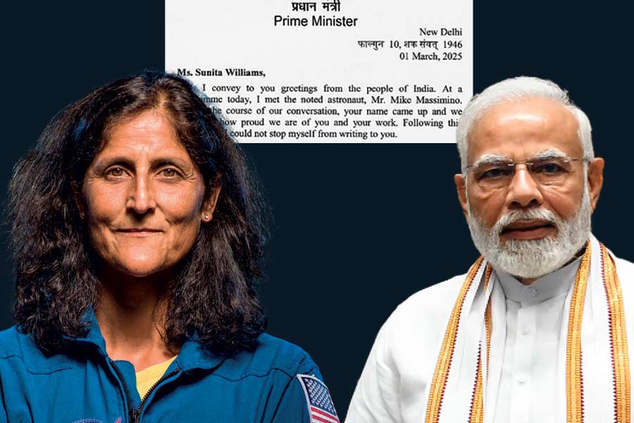 PM Narendra Modi wrote letter to Sunita Williams