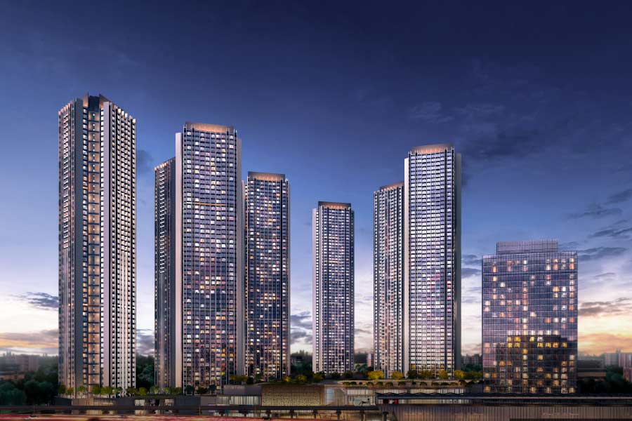 Oberoi Realty has opened Sky City Mall 