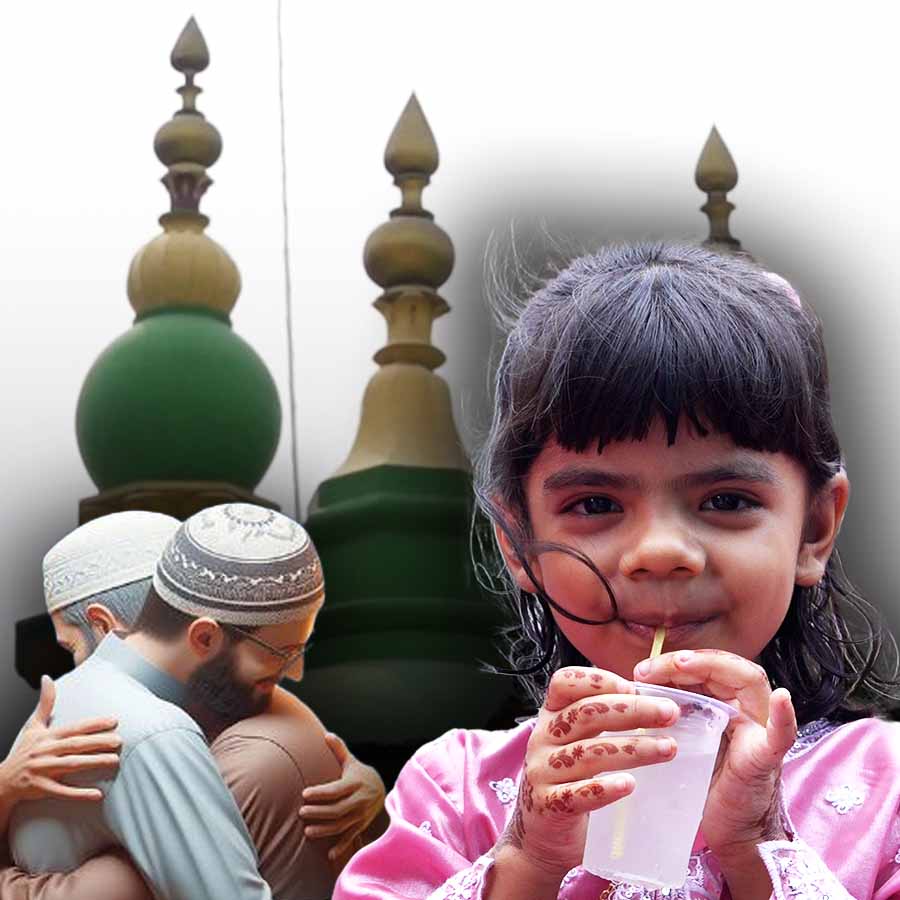 Eid Celebration by the pavement dwellers of Kolkata dgtl