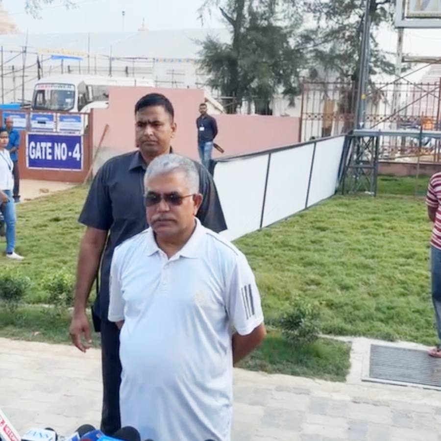 Dilip Ghosh says he is not leaving BJP during morning walk in Digha dgtld