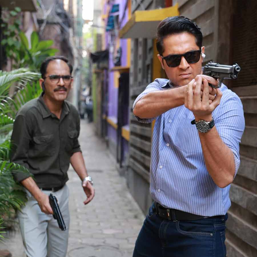 Actor Anirban Chakraborti doing Cyber Crime Branch Officer role in Movie Mrigaya