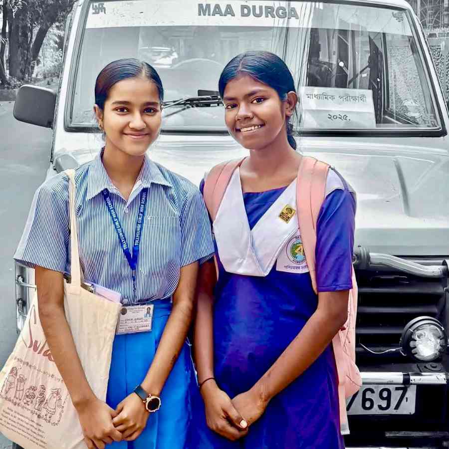 Priyanka Pramanik and Sonia Ghosh passed their secondary exams while living on the pavement dgtl