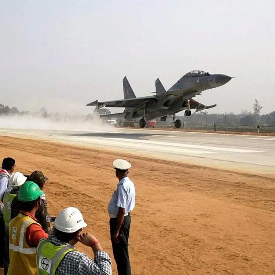 Amid tension with Pakistan IAF conducts take-off, landing drill on Ganga Expressway in Uttar Pradesh