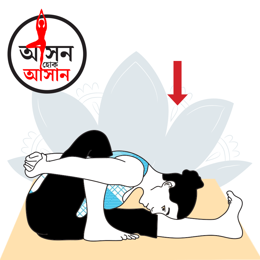 Here is a step wise procedure of performing the Marichyasana