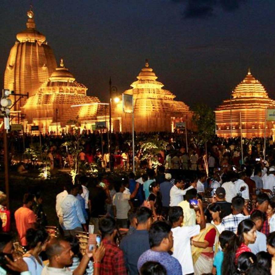 More than 1 million people visited the Jagannath temple in Digha in three and a half days, claimed Kolkata ISKCON vice president Radharaman Das