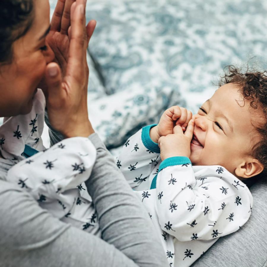 The psychological benefits of peekaboo game with a child