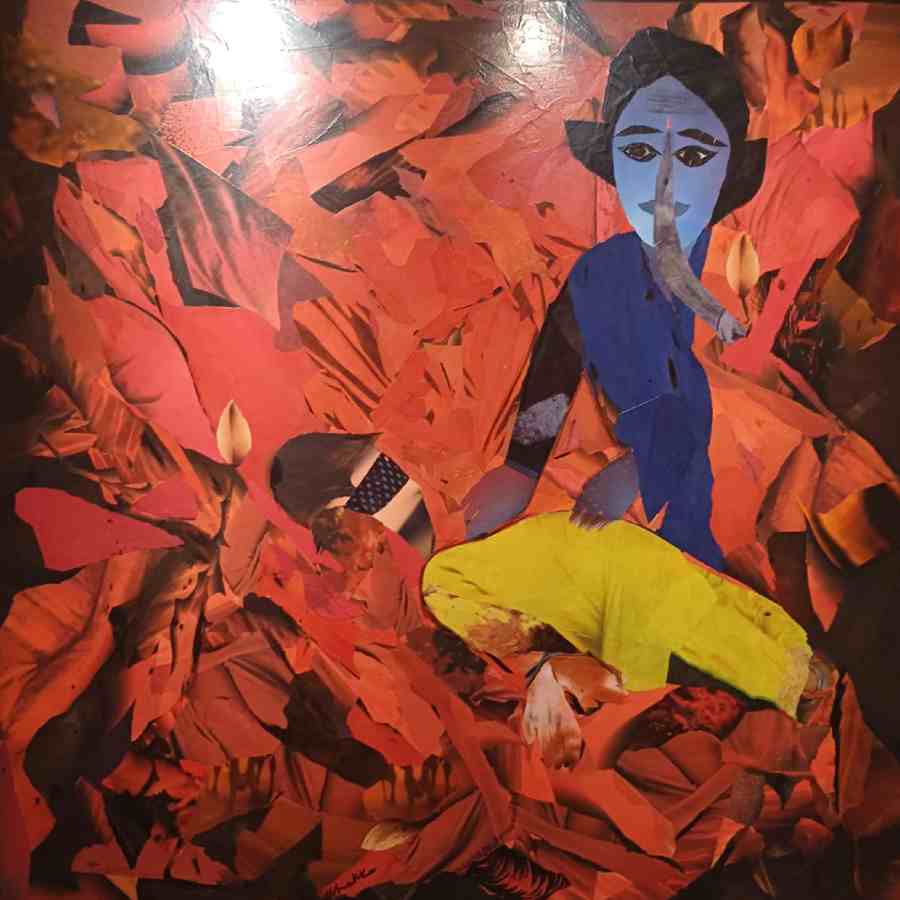 রঙের সাবলীল প্রয়োগ শাকিলার শিল্পকর্মে।
